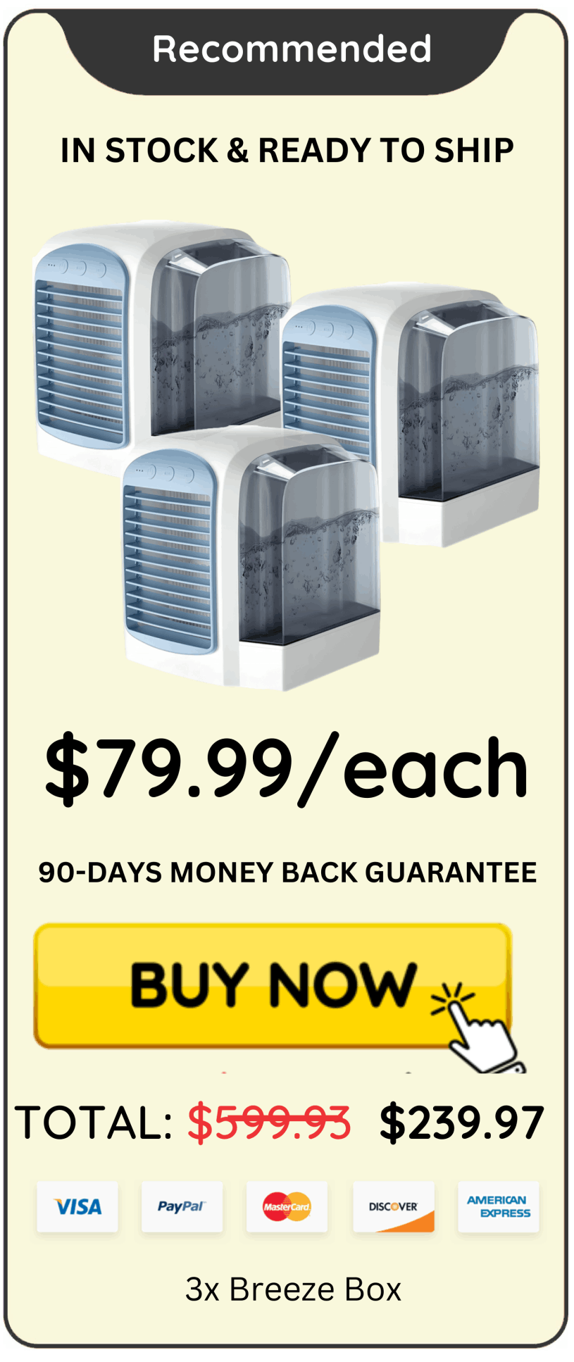 Breeze Box Package Price
